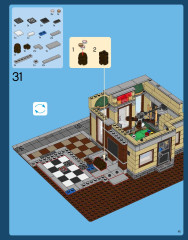 LEGO 10246 instructions page 41 – build guide