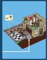 LEGO 10246 instructions page 43 – build guide