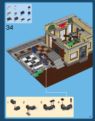 LEGO 10246 instructions page 45 – build guide