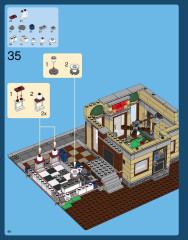LEGO 10246 instructions page 46 – build guide