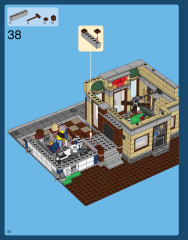 LEGO 10246 instructions page 50 – build guide