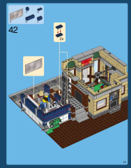 LEGO 10246 instructions page 55 – build guide