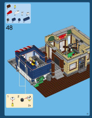 LEGO 10246 instructions page 61 – build guide