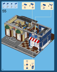 LEGO 10246 instructions page 70 – build guide