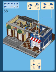 LEGO 10246 instructions page 71 – build guide