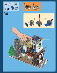 LEGO 10249 instructions page 33 – build guide