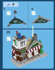 LEGO 10249 instructions page 35 – build guide