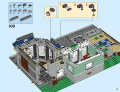 LEGO 10255 instructions page 73 – build guide
