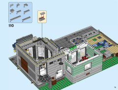 LEGO 10255 instructions page 75 – build guide