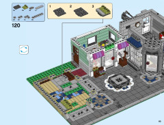 LEGO 10255 instructions page 85 – build guide