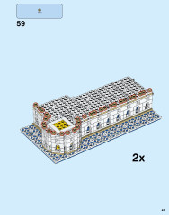 LEGO 10256 instructions page 45 – build guide