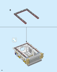 LEGO 10256 instructions page 88 – build guide