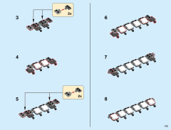 LEGO 10257 instructions page 173 – build guide