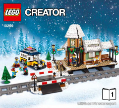 LEGO 10259 instructions page 1 – build guide