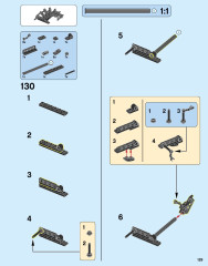 LEGO 10260 instructions page 129 – build guide