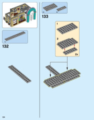 LEGO 10260 instructions page 134 – build guide
