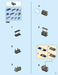 LEGO 10260 instructions page 141 – build guide