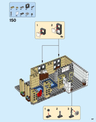 LEGO 10260 instructions page 147 – build guide