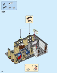 LEGO 10260 instructions page 152 – build guide