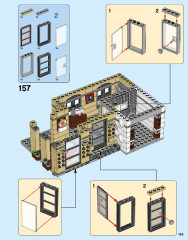 LEGO 10260 instructions page 155 – build guide