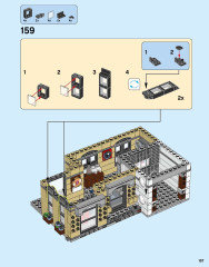 LEGO 10260 instructions page 157 – build guide