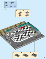 LEGO 10260 instructions page 17 – build guide