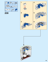 LEGO 10260 instructions page 185 – build guide