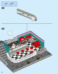 LEGO 10260 instructions page 40 – build guide