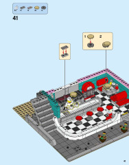 LEGO 10260 instructions page 41 – build guide