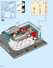 LEGO 10260 instructions page 46 – build guide