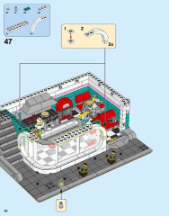 LEGO 10260 instructions page 48 – build guide