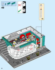 LEGO 10260 instructions page 52 – build guide