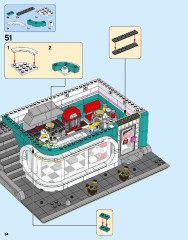 LEGO 10260 instructions page 54 – build guide