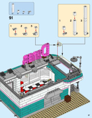 LEGO 10260 instructions page 87 – build guide