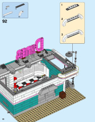 LEGO 10260 instructions page 88 – build guide