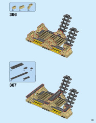 LEGO 10261 instructions page 129 – build guide