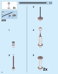 LEGO 10261 instructions page 34 – build guide