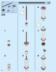 LEGO 10261 instructions page 40 – build guide