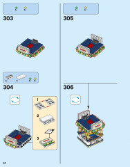 LEGO 10261 instructions page 90 – build guide