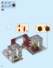 LEGO 10263 instructions page 28 – build guide