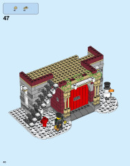 LEGO 10263 instructions page 40 – build guide