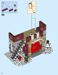 LEGO 10263 instructions page 42 – build guide