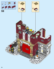 LEGO 10263 instructions page 54 – build guide