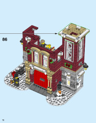 LEGO 10263 instructions page 72 – build guide