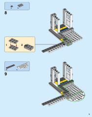 LEGO 10263 instructions page 9 – build guide