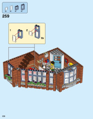 LEGO 10264 instructions page 208 – build guide