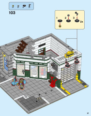 LEGO 10264 instructions page 87 – build guide