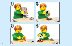 LEGO 10267 instructions page 2 – build guide