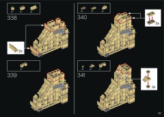 LEGO 10276 instructions page 133 – build guide