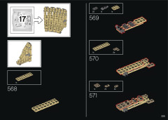 LEGO 10276 instructions page 209 – build guide
